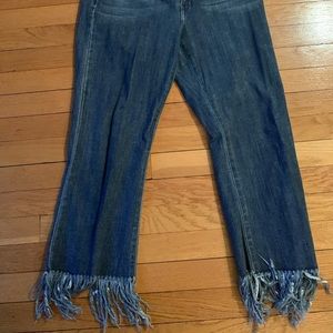 Pistola denim jeans with fringe